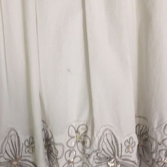 ⭐️HOST PICK⭐️White cotton flared summer skirt - Picture 4 of 6